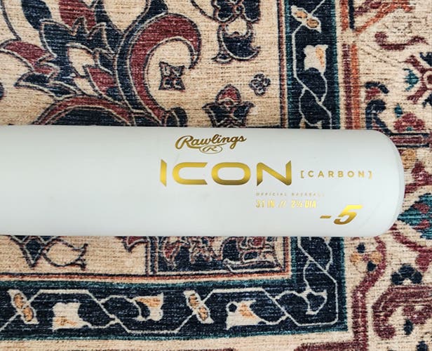 Used USSSA Certified 2024 Rawlings Composite ICON Bat (-5) 26 oz 31"