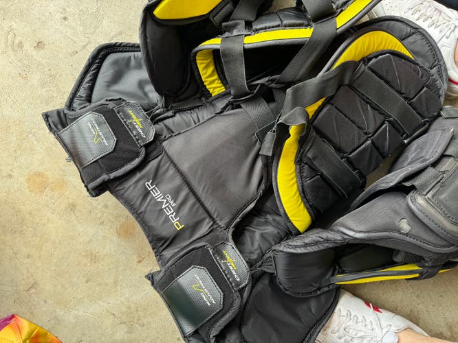 Used XL CCM Premier Pro Goalie Chest Protector