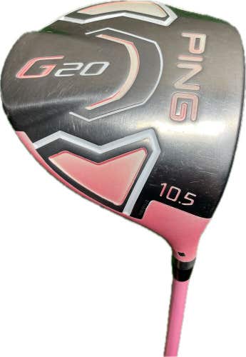 Ping G20 10.5° Driver Bubba Watson Long In Pink R Flex Graphite Shaft RH 45” HC