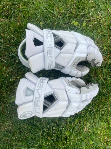 Used Maverik Medium 12" Max Lacrosse Gloves