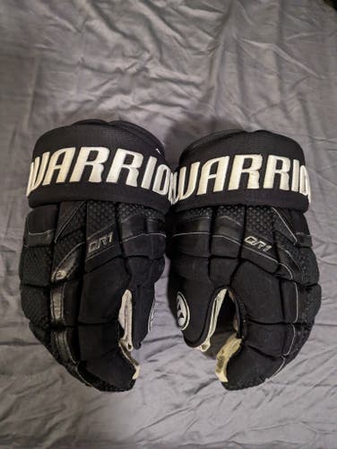 Used LA Kings Nick Shore Warrior Covert QR1 Gloves 14" Pro Stock