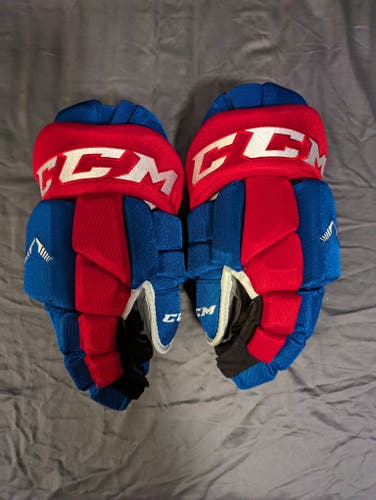 New CCM Super Tacks Gloves 14" Pro Stock
