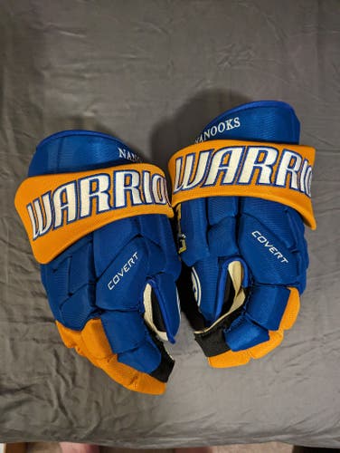 New Warrior Covert QRE Gloves 14" University of Alaska Pro Stock