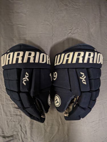 Used Warrior Franchise Gloves 14" Winnipeg Jets Pro Stock