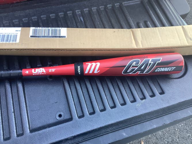 Used USABat Certified Marucci Alloy CAT Connect Bat (-11) 18 oz 29"
