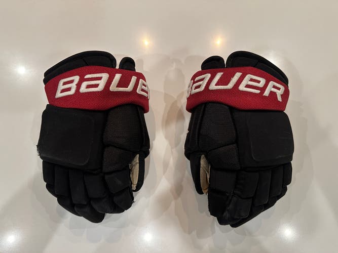 Arizona Coyotes Bauer Vapor 2X Pro Gloves 14" Pro Stock - Shayne Gostisbehere 'Ghost'