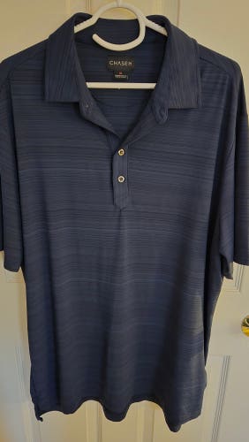 Chase54 Blue Used XL Men's Golf Shirt