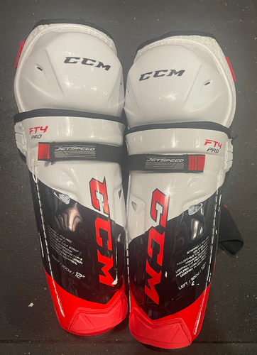 Junior Used CCM Jetspeed FT4 pro 12" Shin Pads