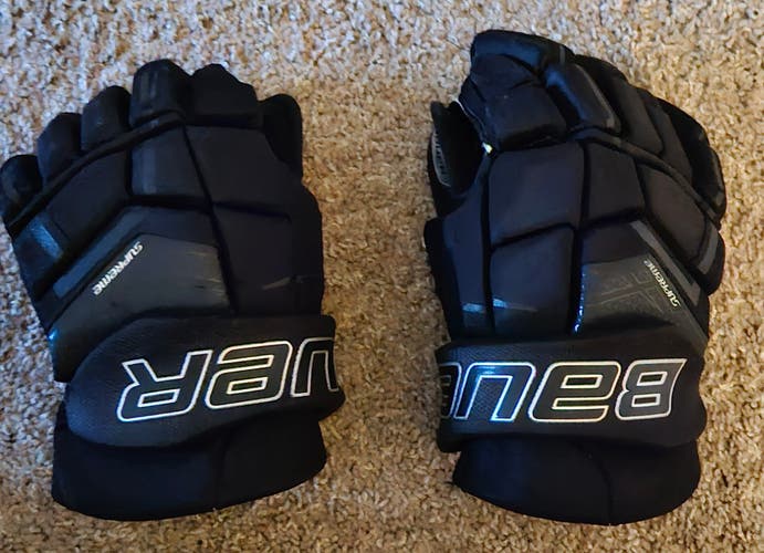Used Bauer Supreme 3s Gloves 13"