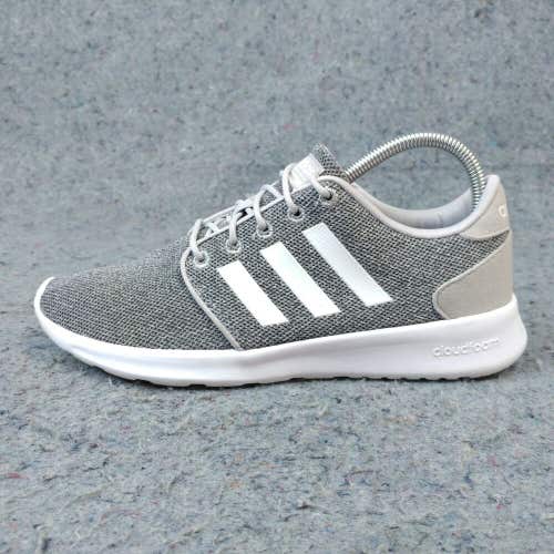 Adidas QT Racer Womens 8 Running Shoes Trainers Low Top Sneakers Cloudfoam Gray