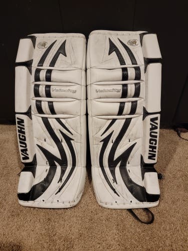 Used 26" Vaughn Velocity V4 Goalie Leg Pads