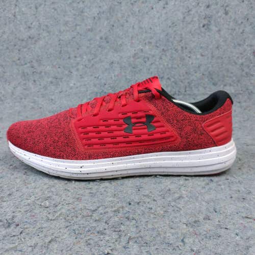 Under Armour Surge SE Mens 13 Running Shoes Trainers Low Top Sneakers Black Red
