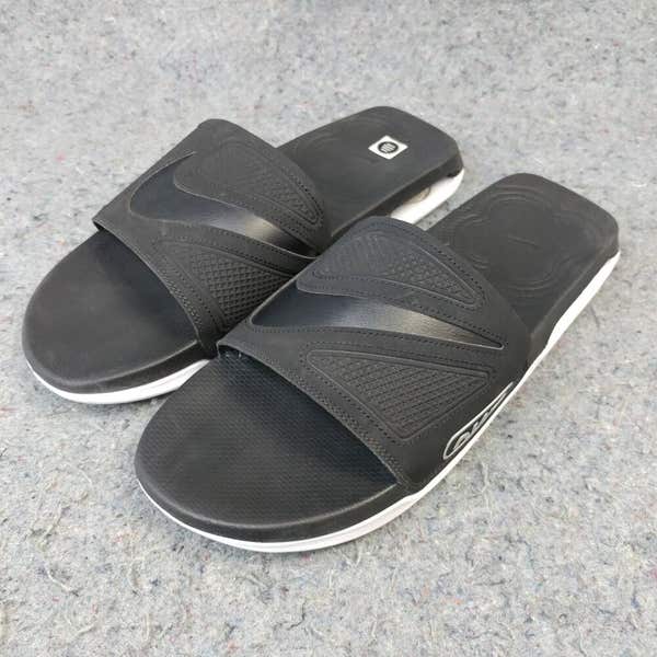Nike Air Max Cirro Slides Mens 11 Sandals Black White Silver Shoes DC1460-004 Men main image 3