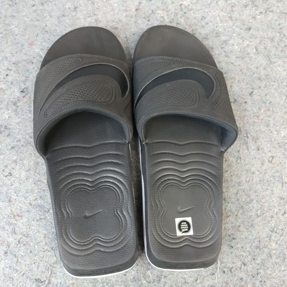 Nike Air Max Cirro Slides Mens 11 Sandals Black White Silver  display picture 2