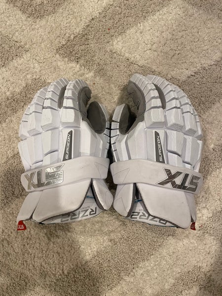 Used STX Large Surgeon RZR2 Lacrosse Gloves