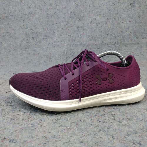 Under Armour Sway Womens 8 Running Shoes Low Top Sneakers Maroon Purple