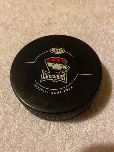 Charlotte Checkers American Hockey League (AHL) AHL 80th Anniversary Official Hockey Game Puck