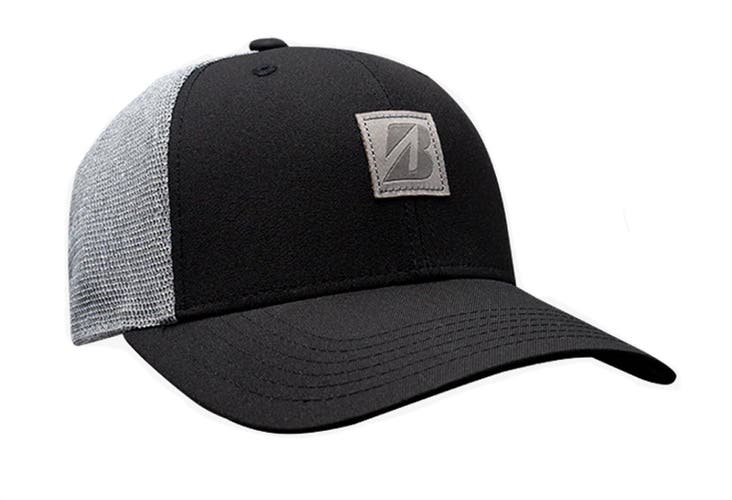 NEW Bridgestone Golf Micro Mesh Black Adjustable Snapback Golf Hat/Cap