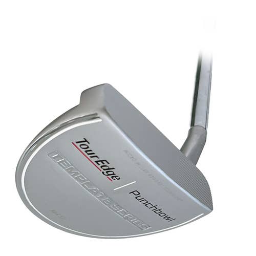 NEW Tour Edge Template Series Punchbowl Silver Slant Neck 35" Putter