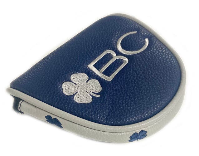 NEW Black Clover "Eagle" Navy/Grey Mallet Putter Headcover