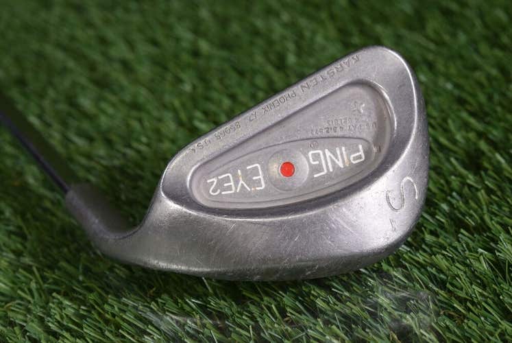 PING EYE 2 RED DOT SAND WEDGE PING KARSTEN ZZ-LITE STIFF FLEX ~ L@@K!!