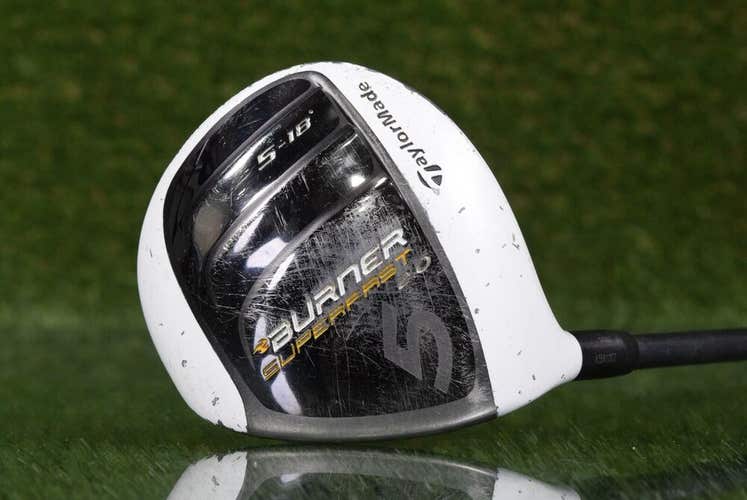 TAYLORMADE BURNER SUPERFAST LEFT HANDED 18 5 WOOD W/ MATRIX REGULAR FLEX SHAFT