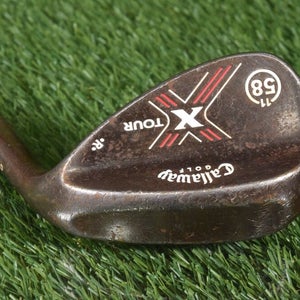 CALLAWAY GOLF X TOUR R 11 58 SAND WEDGE CALLAWAY X TOUR WEDGE FLEX SHAFT ~ L@@K!