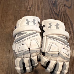 Used  Under Armour Engage Lacrosse Gloves