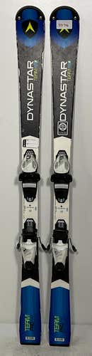 Used Kid's Dynastar 132cm Team Pro Race Skis With Tyrolia SLR 7.5 Bindings (SY1716)