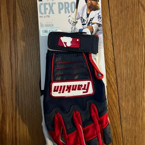 Franklin CFX Pro Navy/Red/White Batting Gloves Medium