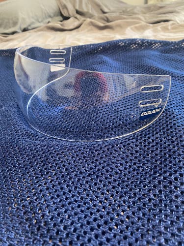 Pro Stock Bauer Pro Straight Visor Clear Visor