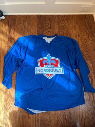 Blue Maine Nordiques Practice Jersey Size L/XL