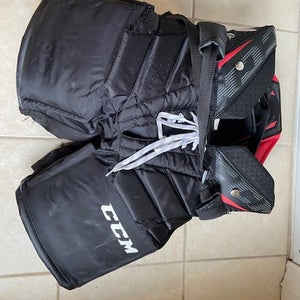 Used Small CCM 1.9 Goalie Leg Pants