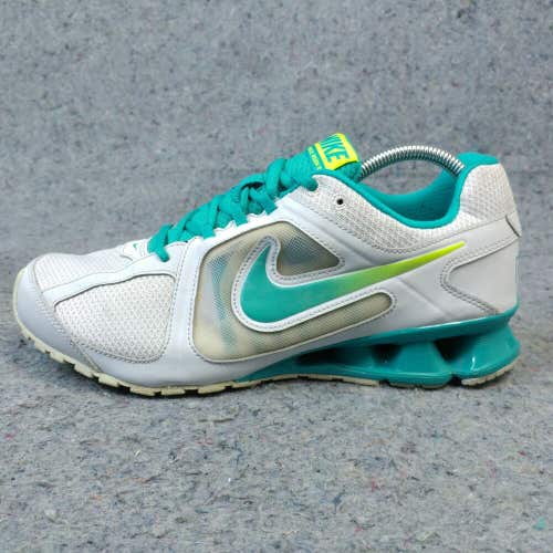 Nike Reax Run 8 Womens 9.5 Running Shoes Gray Green NO INSOLES 599562-011