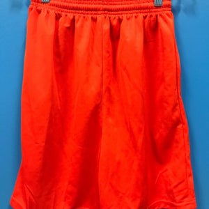 NEW Alleson Athletic Youth Sport 100% Polyester Shorts Color Orange Size M Med