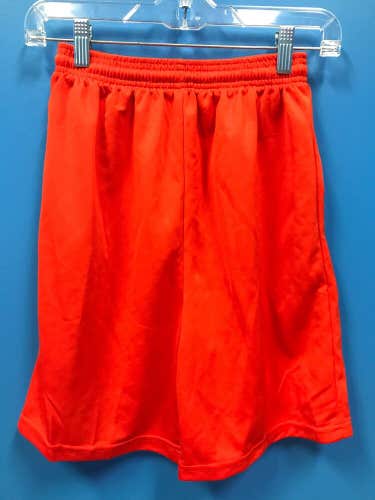 NEW Alleson Athletic Youth Sport 100% Polyester Shorts Color Orange Size M Med