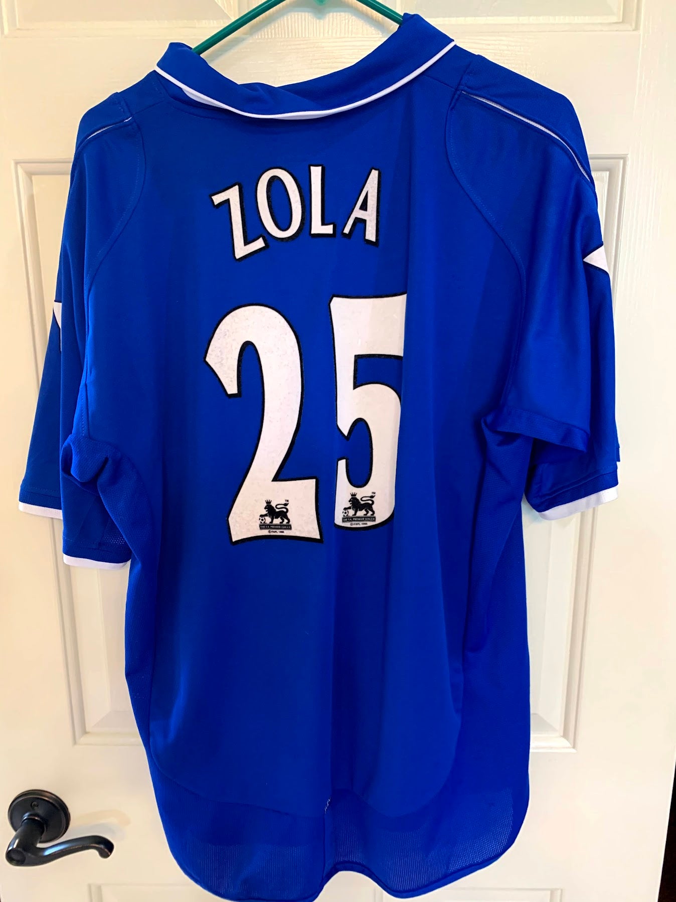 Premier League Chelsea FC #25 Gianfranco Zola Jersey
