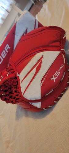 Used Bauer X5 Pro Regular glove and blocker