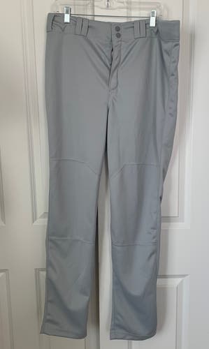 Russell Athletic Baseball Game Pants Gray Used Large