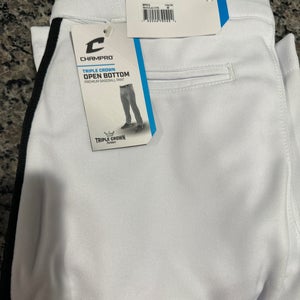 White New Medium Champro Game Pants