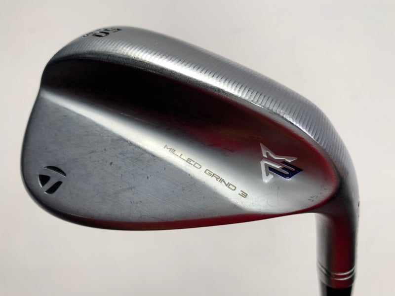 Taylormade Milled Grind 3 Raw Chrome 50* 9 UST Mamiya Recoil 95 F4 Stiff RH