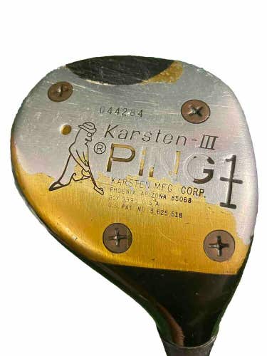 Ping Karsten-III Driver Heel-Toe 1-Wood HM40 Stiff Graphite 43.5" Cover Men's RH