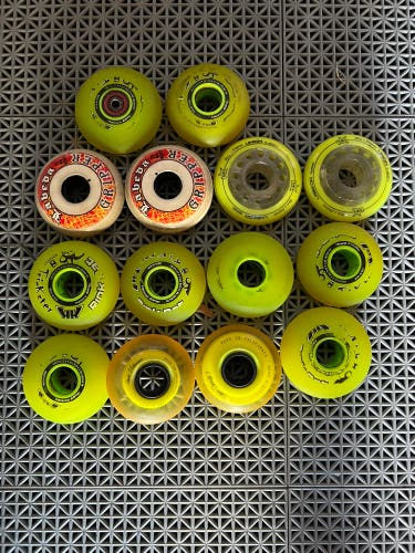 Mix of Roller Hockey Wheels 68mm 72 mm Rink Rat Labeda