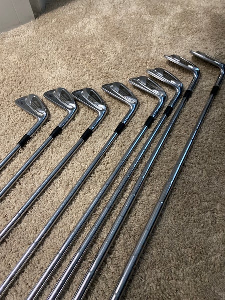 Used Men's Mizuno Right Handed Stiff Flex Steel Shaft MP 59 Iron Set