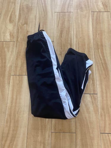 Puma Athletic Adult Medium Track Pants Black with White