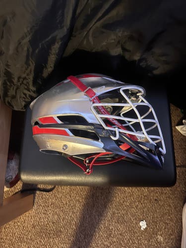 Cascade ADJUSTABLE Lacrosse helmet Chrome