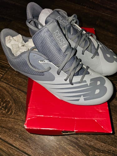 Gray New Size 8.0 (Women's 9.0) WIDE Adult New Balance Low Top Molded Cleats
