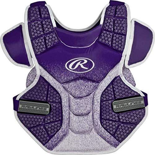 NWT Rawlings VELO Fast Pitch 14" Catcher's Chest Protector Purple