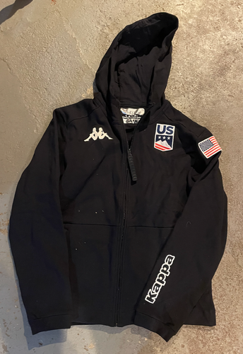 US SKI TEAM Black New Adult Unisex Large Kappa Team Sweatshirt & Khombu Boot bundle