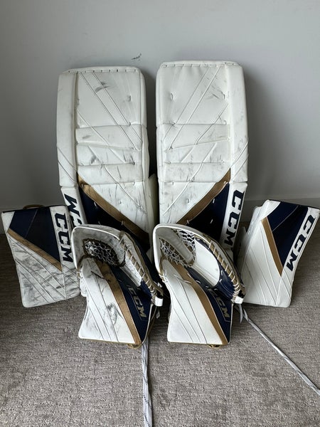 Used CCM Regular Pro Stock Extreme Flex 5 Goalie Full Set